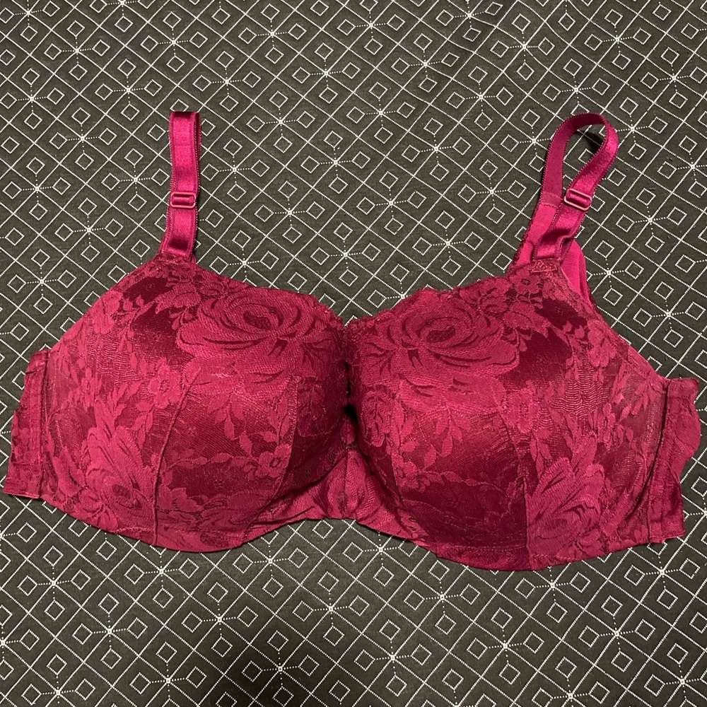Torrid burgundy Lace Bra